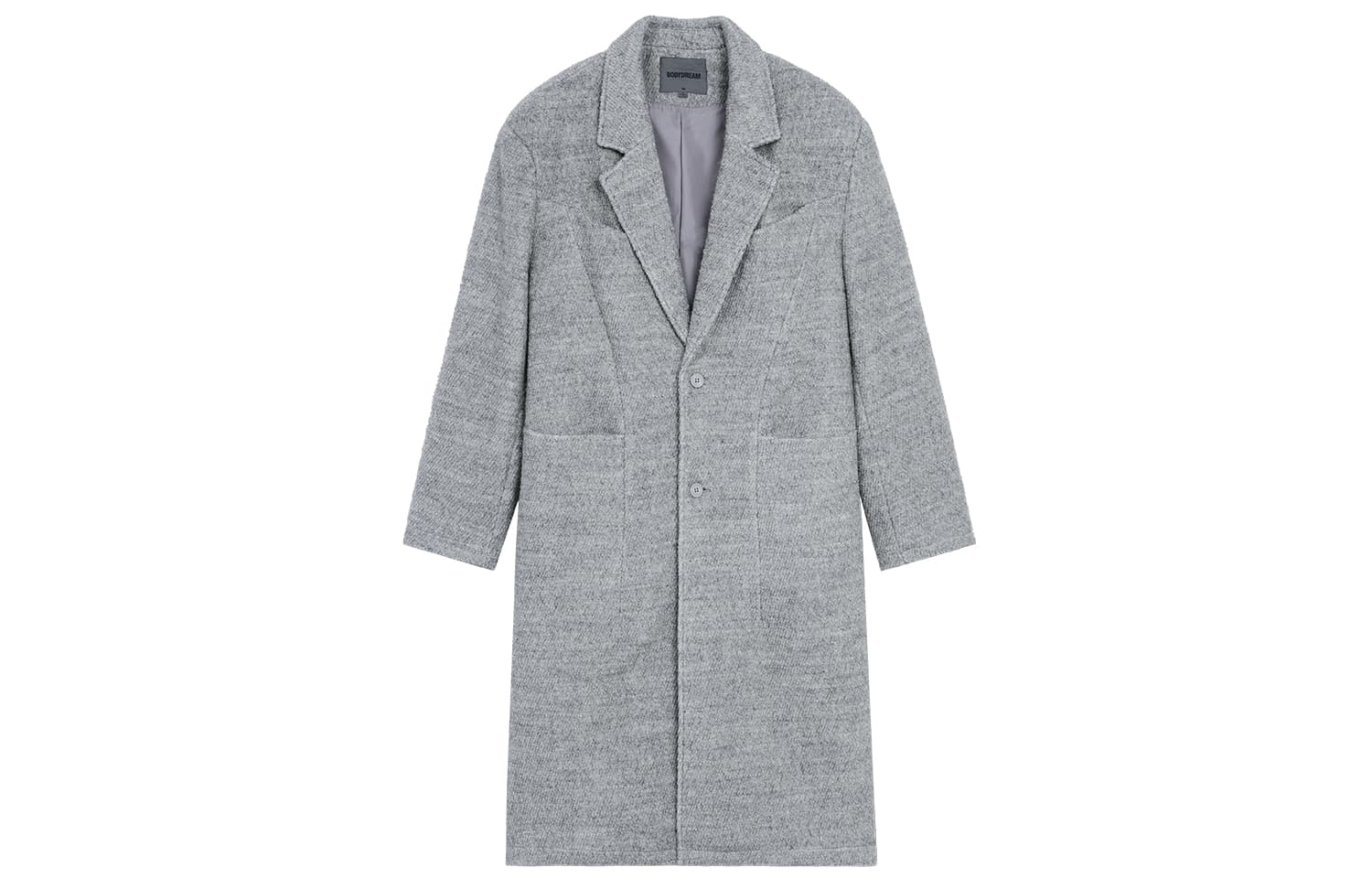 Пальто Bodydream Men's Gray Coat Bodydream Мужское Серое Пальто - изображение 1