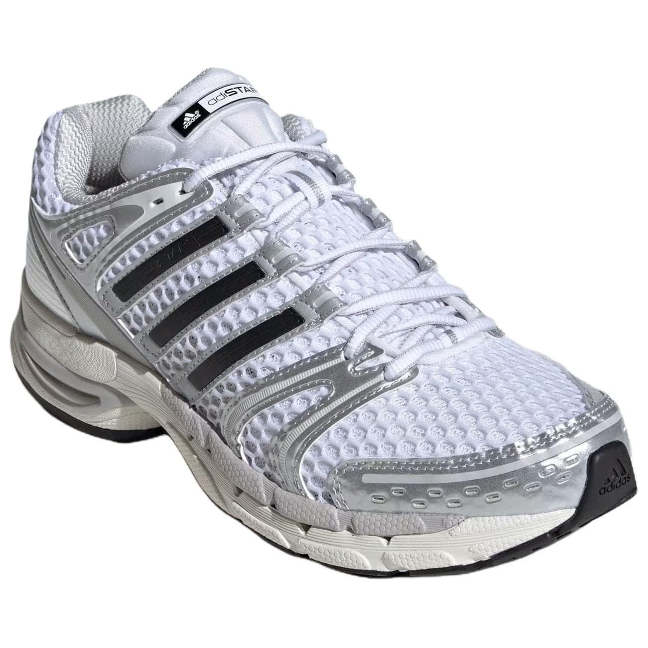 Кроссовки для бега Adidas Adistar Control 5 Low Топ Беговые кроссовки Унисекс Белый серебристый - изображение 3