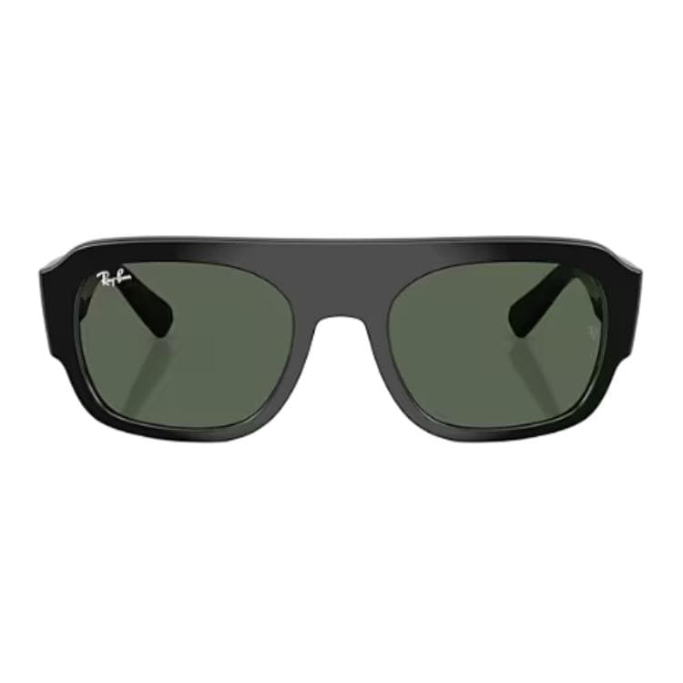 Солнцезащитные очки RayBan Molded Ацетатное волокно Фигурные Солнцезащитные очки Унисекс Черные - изображение 2