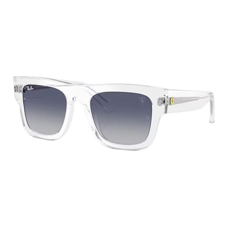 Солнцезащитные очки RayBan Ацетатные Квадратные Солнцезащитные Очки Унисекс Прозрачные - изображение 1
