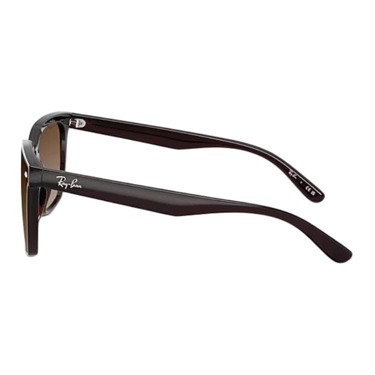 Солнцезащитные очки RayBan Нейлоновые Квадратные Солнцезащитные Очки Унисекс Полированные Прозрачные Темно-Коричневые - изображение 5