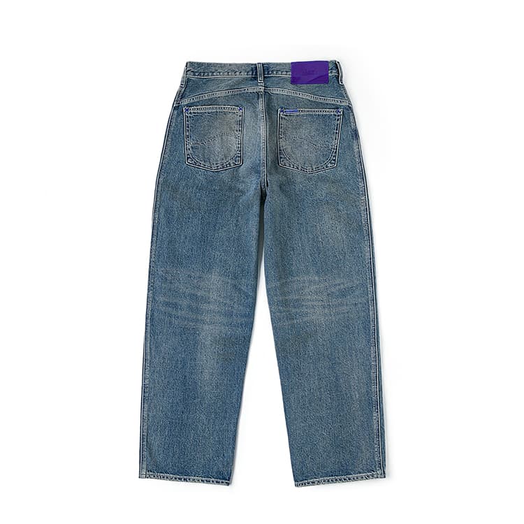 Штаны Lee совместный бренд модель Medium Blue Мужские Джинсы - изображение 2