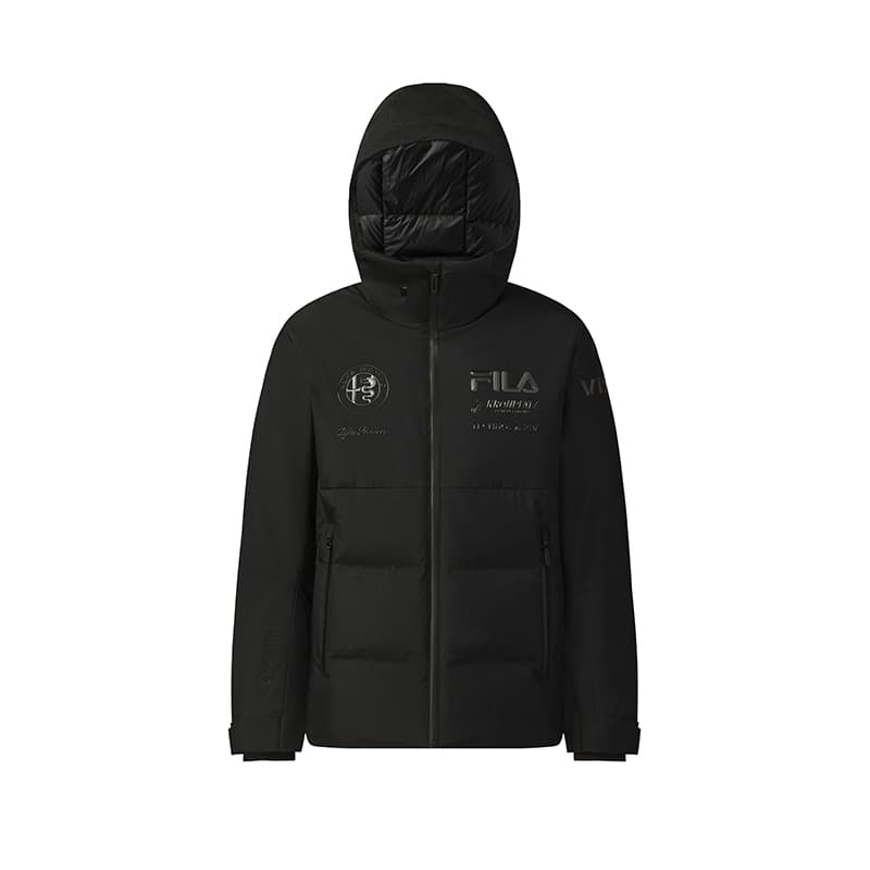 Зимняя куртка FILA SKI Пуховик Мужской Темно-черный - изображение 3