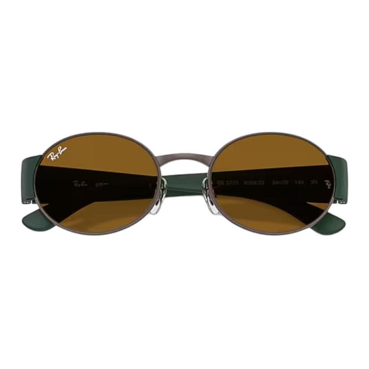 Солнцезащитные очки RayBan Металлические Овалные Солнцезащитные Очки Унисекс Полированный Медный Цвет - изображение 5