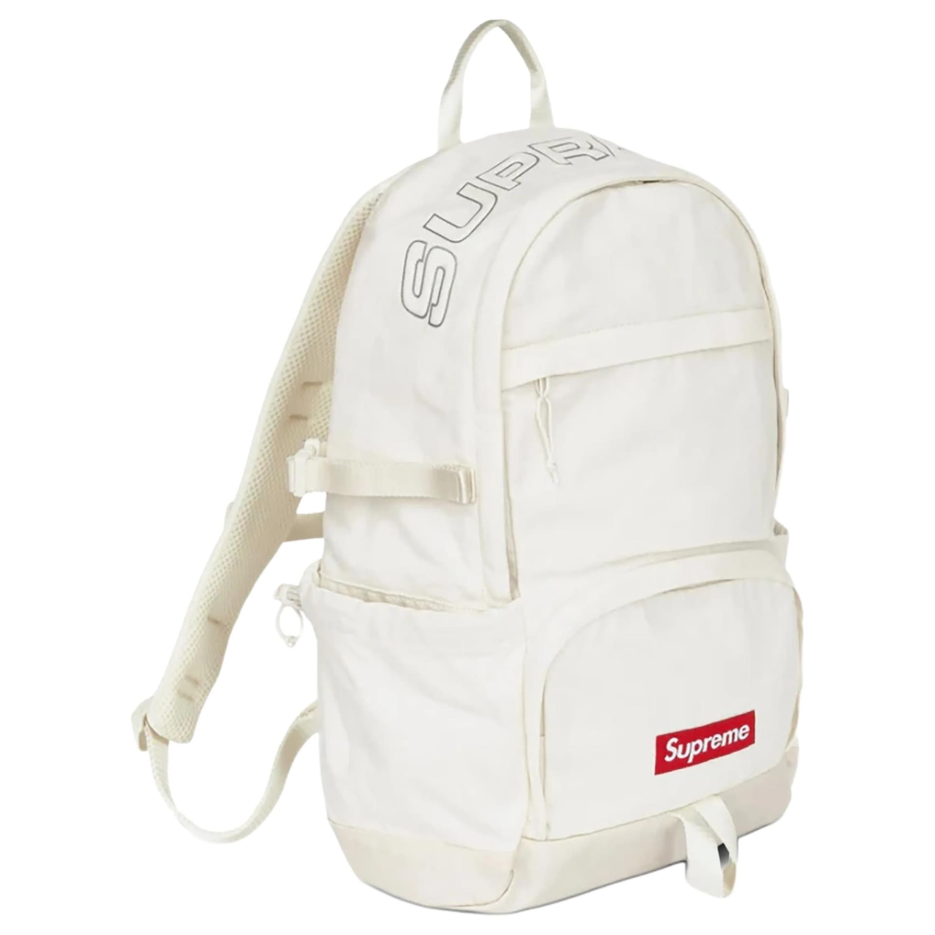 Рюкзак Supreme Нейлоновый Рюкзак Унисекс Белый - изображение 2