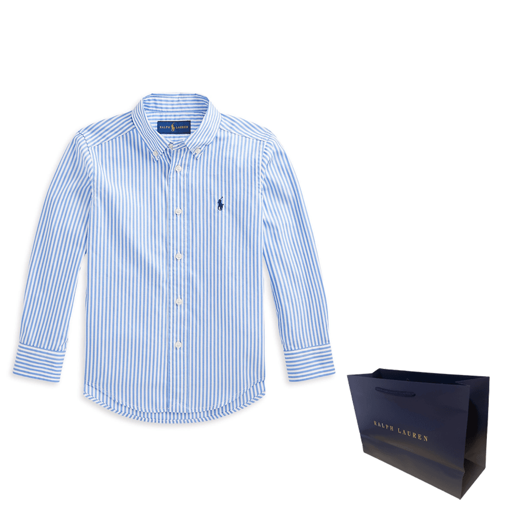 Polo Ralph Lauren Рубашка SS23 Синий Детский - изображение 5
