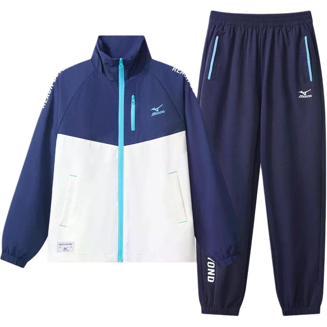 Mizuno Королевский синий Kids Повседневные спортивные костюмы Наборы - изображение 1