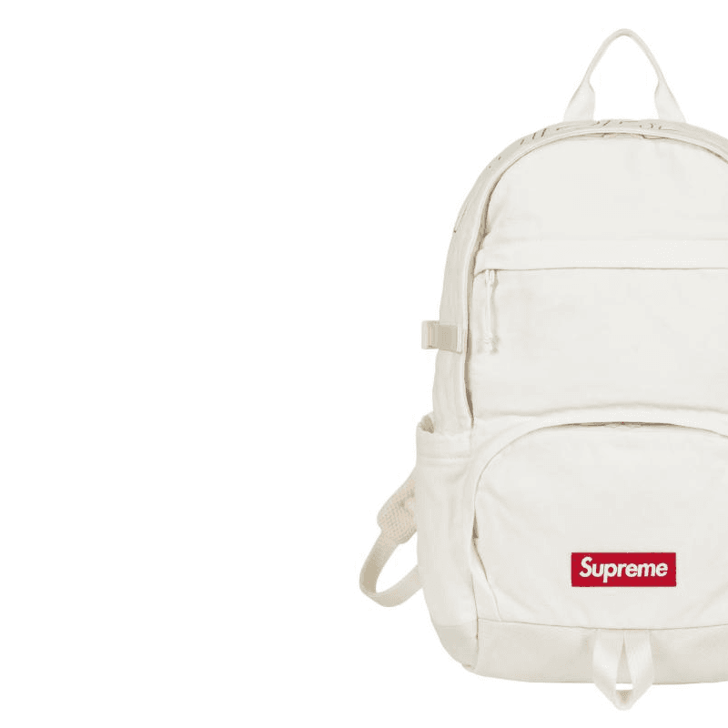Рюкзак Supreme Нейлоновый Рюкзак Унисекс Белый - изображение 4