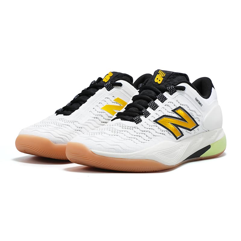 Кроссовки для тенниса New Balance Свежий Foum X Ct RALLY V2 Low Кроссовки для тенниса Женские Белый Черный Золото - изображение 2