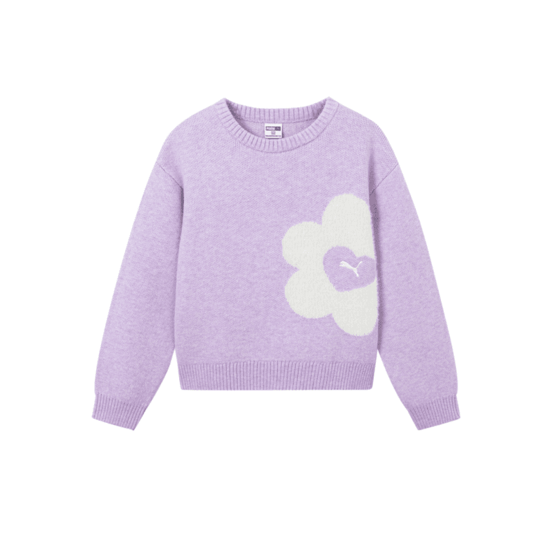 PUMA Свитер Sportstyle Dream Фиолетовый Детский - изображение 1