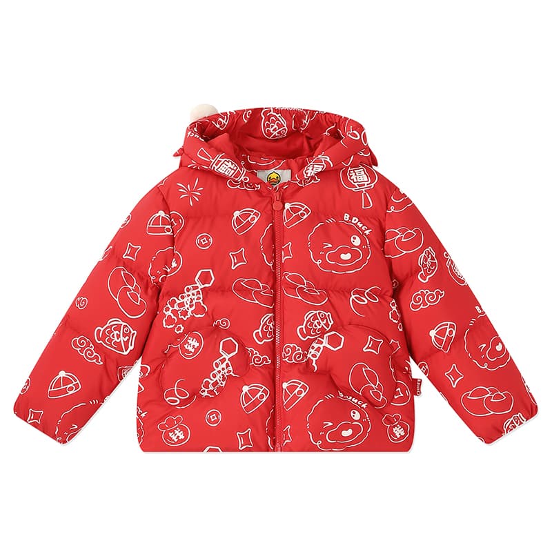 B.DUCK Collaboration Китай Красный KIDS Пуховики - изображение 1