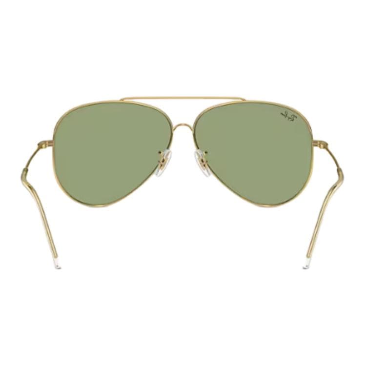 Солнцезащитные очки RayBan Металлические солнцезащитные очки Aviator унисекс золото - изображение 4