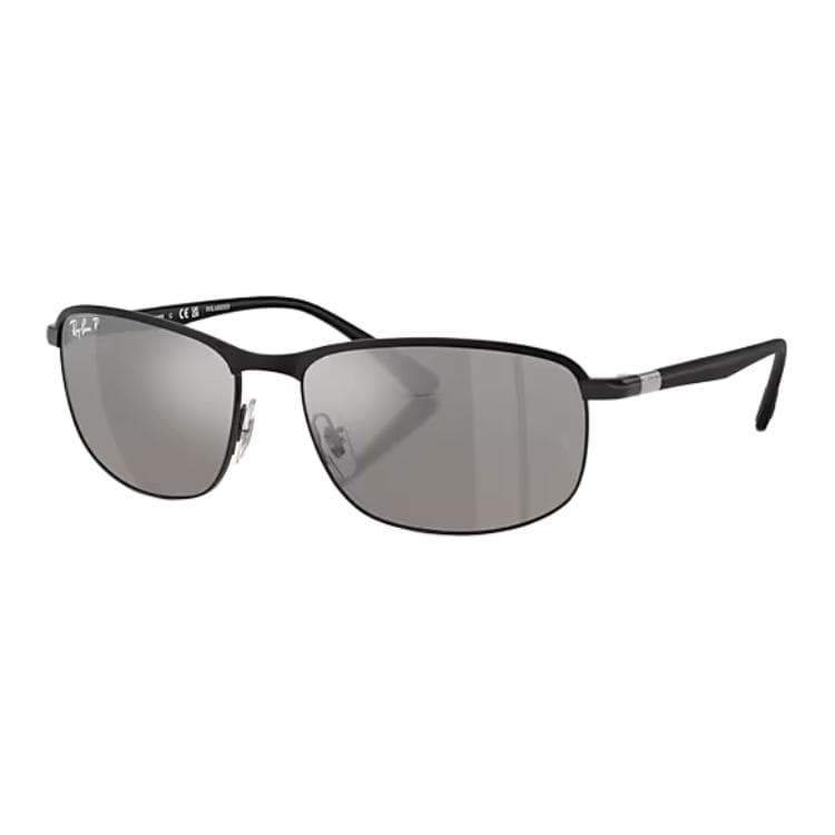 Солнцезащитные очки RayBan Металлические Очки для Солнца Унисекс Черные - изображение 1