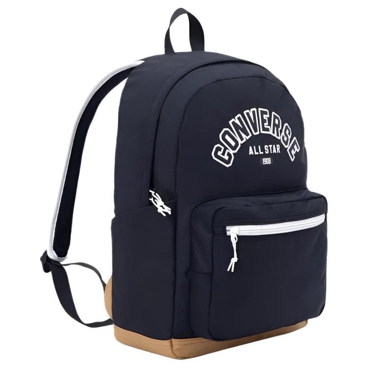 Рюкзак Converse GO 2 25L Винтаж/дворцовый стиль Коммутирование Для школьников Полиэстер Рюкзак Обычный размер Унисекс Парный Черно-серый - изображение 2