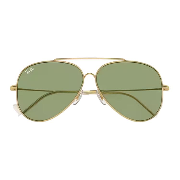 Солнцезащитные очки RayBan Металлические солнцезащитные очки Aviator унисекс золото - изображение 3