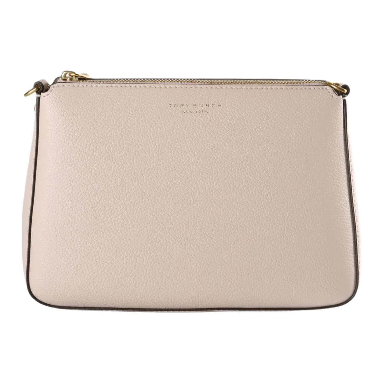 Мини-сумка Tory Burch Perry Корова Спилок Плечевая Сумка Маленькая Женская Нежно-Розовая - изображение 1