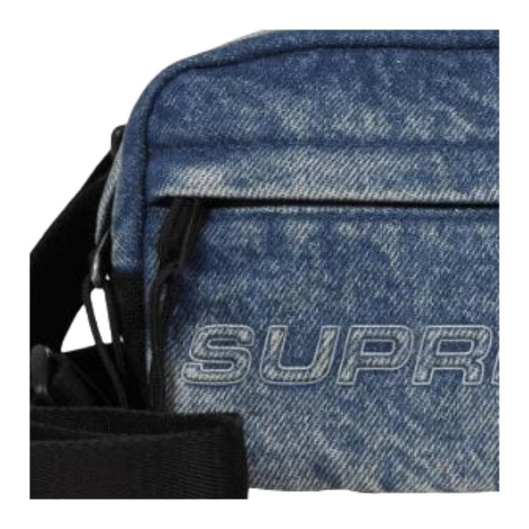 Сумка через плечо Supreme Хлопковые сумки через плечо мини женские джинсовый синий - изображение 4