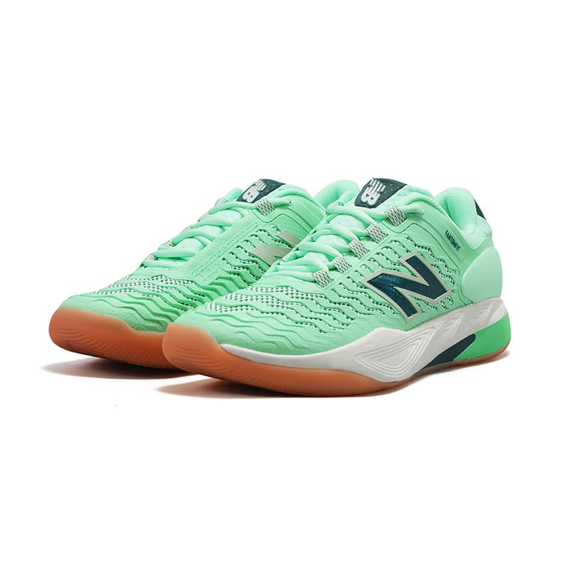 Кроссовки для тенниса New Balance Свежая Пена X CT RALLY V2 Классический и Универсальный Низкий Топ Теннисные Кроссовки Мужские Зеленые - изображение 2