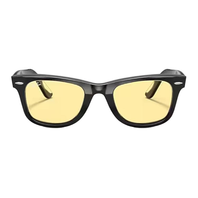 Солнцезащитные очки RayBan Овалные Солнцезащитные Очки из Ацетатного Волокна Унисекс Полированный Черный - изображение 2