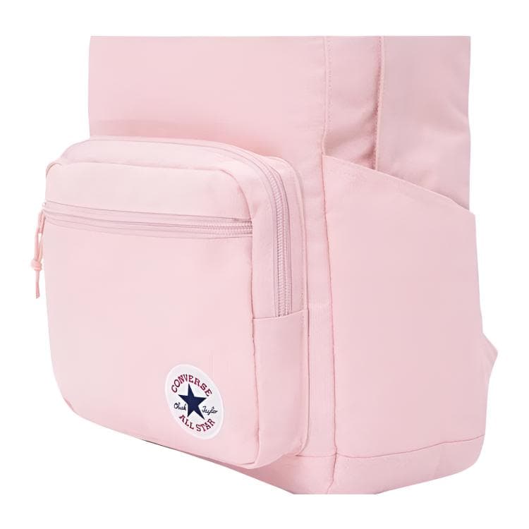 Рюкзак Converse GO 2 25L Сумка с логотипом, 95% полиэстер, 5% эластан, рюкзак, унисекс, розовый - изображение 4