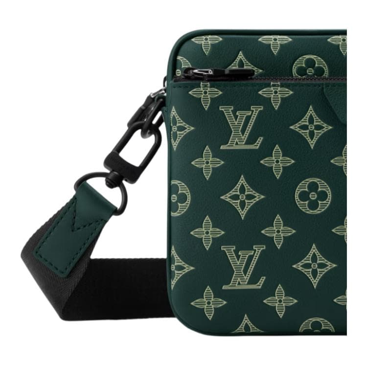 Сумка через плечо LOUIS VUITTON Trio Messenger Monogram Shadow - изображение 7
