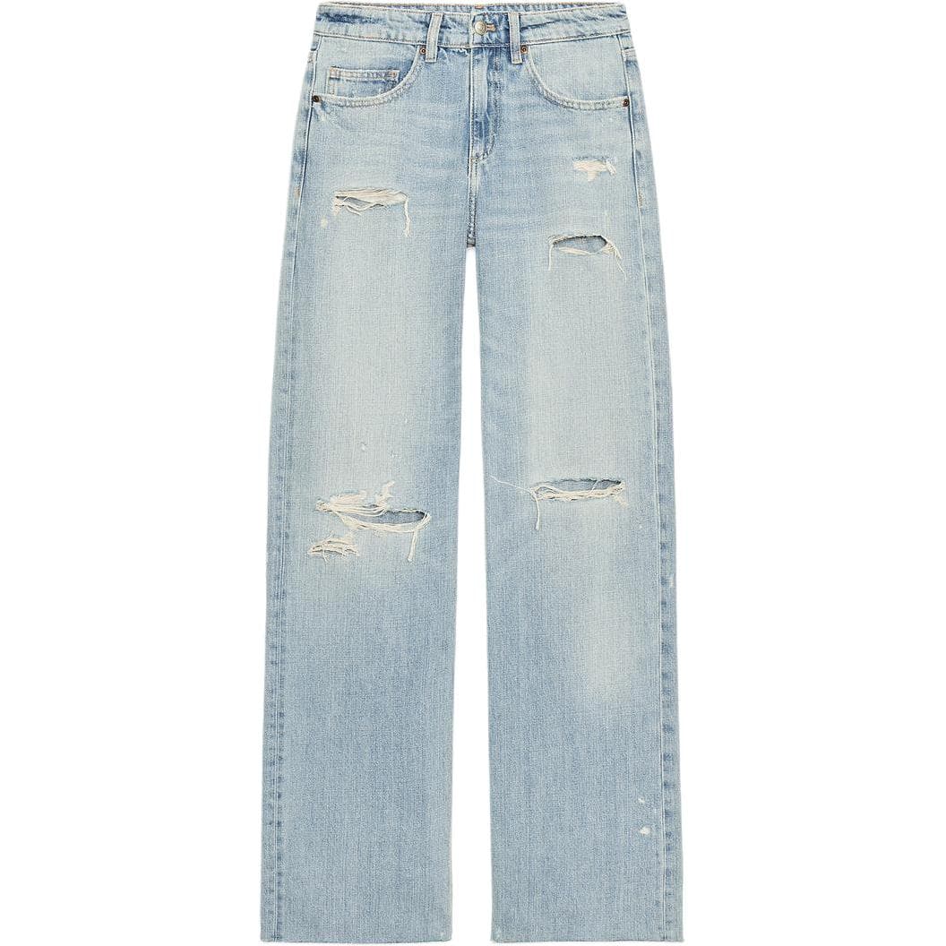 Джинсы ZARA Светло-синие женские джинсы - изображение 1