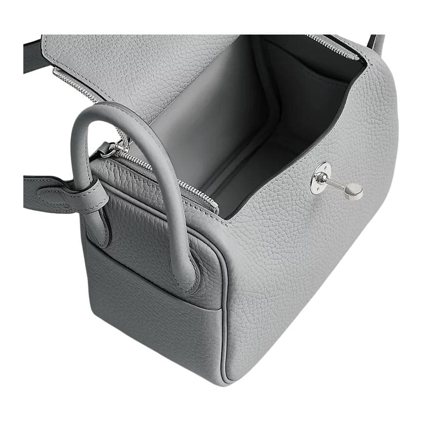 Сумка HERMES Lindy 12 Clemence 12 P0 Gris Pantin - изображение 4