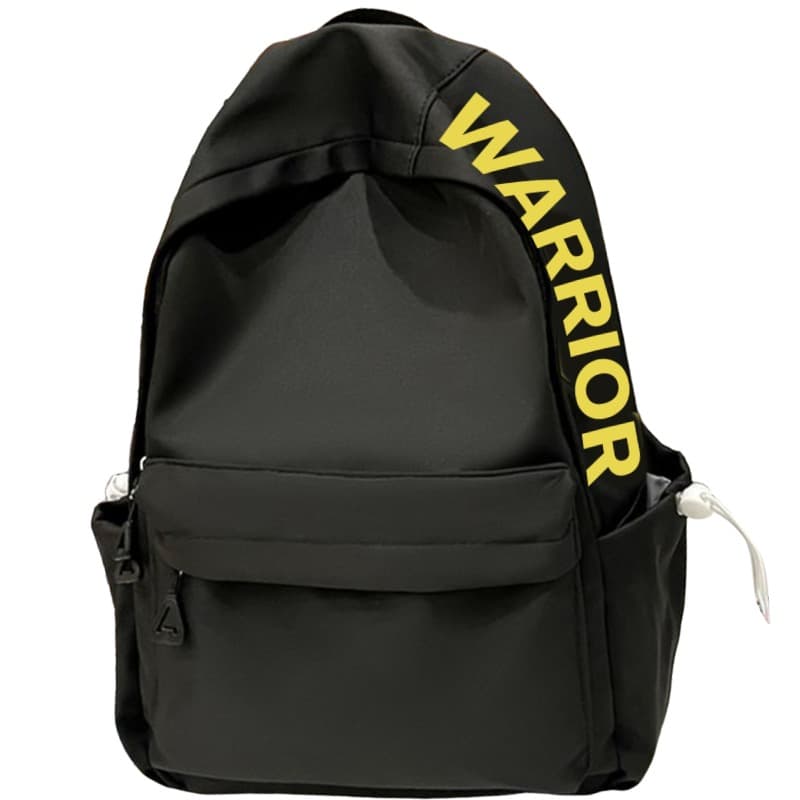 Рюкзак Warrior Нейлон Рюкзак Унисекс Бежевый черный - изображение 2
