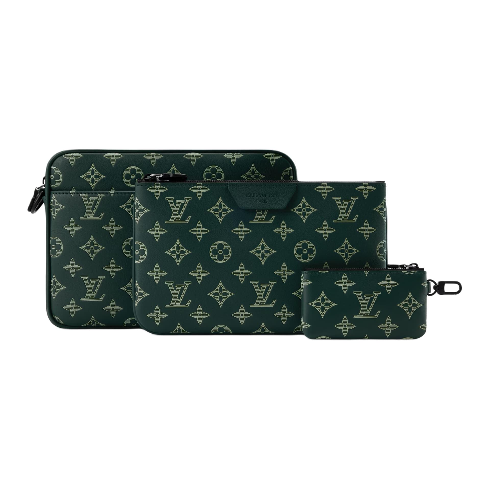 Сумка через плечо LOUIS VUITTON Trio Messenger Monogram Shadow - изображение 5