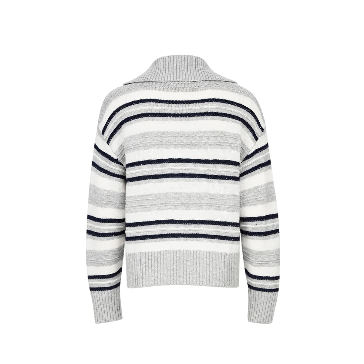 Кофта ONLY S13 Light Gray Wool Yarn Women's Knitting ONLY S13 Светло-серый Шерстяной Пряжа Женский Трикотаж - изображение 2