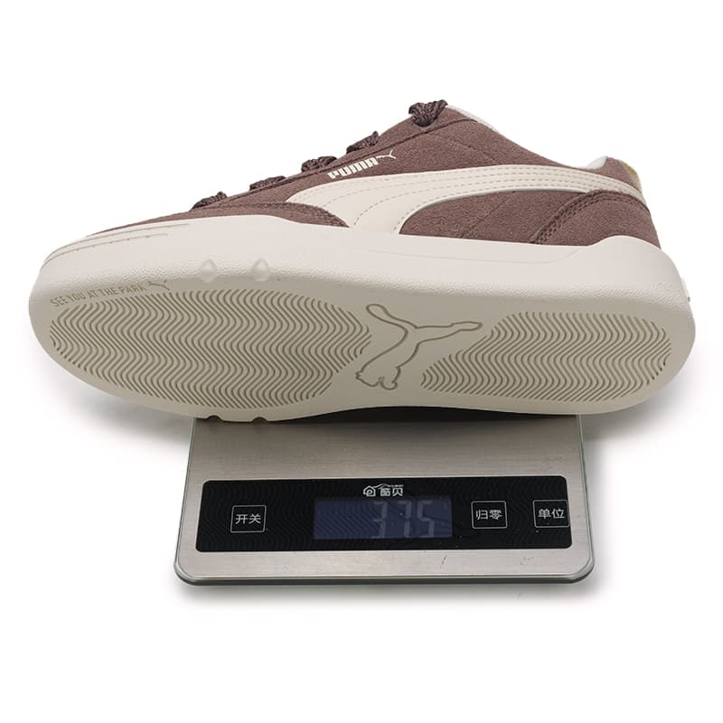 Кроссовки PUMA Park Lifestyle Спилок коровья кожа устойчивая к истиранию низкий топ повседневная обувь унисекс коричневый - изображение 5