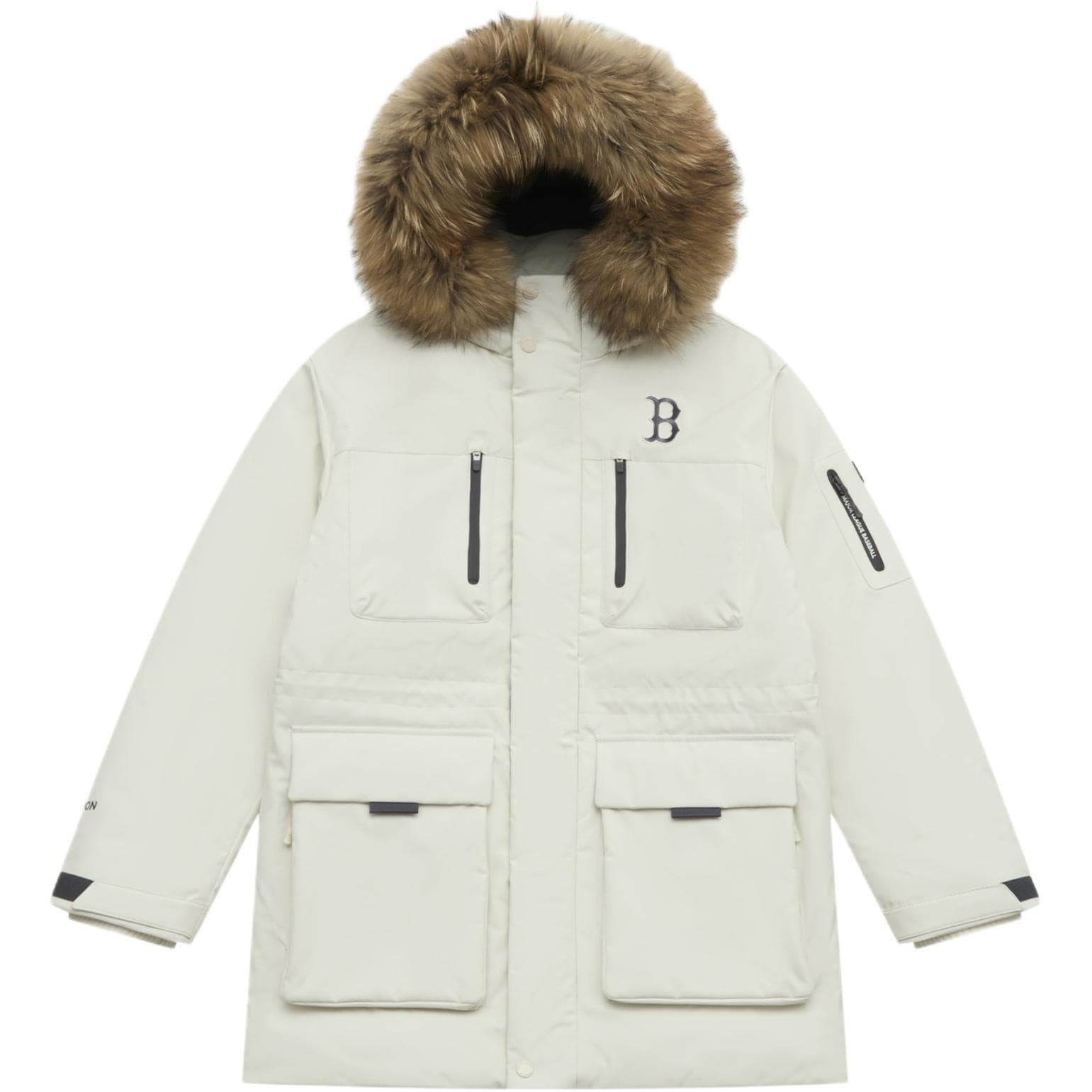 Зимняя куртка MLB Boston Red Sox Basic Collection FW25 Пуховик Унисекс - изображение 1
