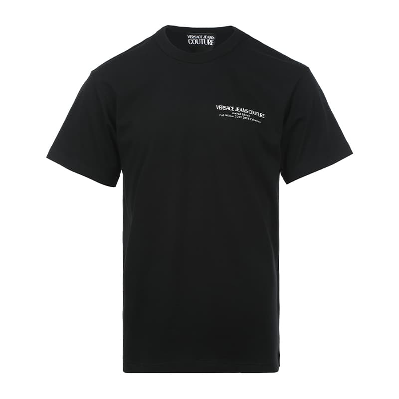 Футболка VERSACE JEANS COUTURE T-рубашка мужская черная - изображение 1