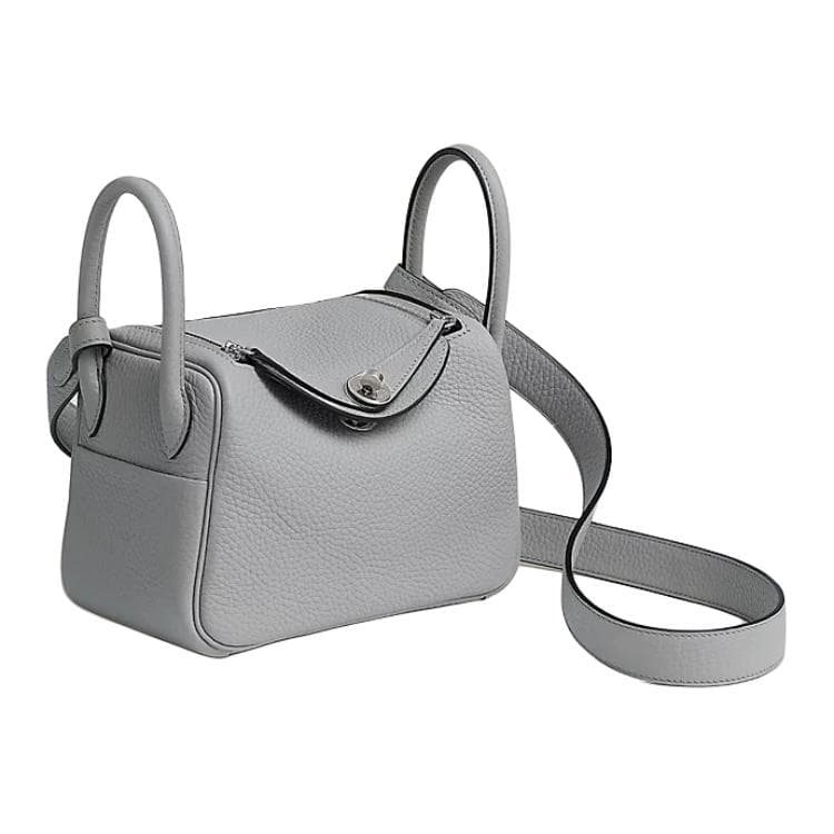 Сумка HERMES Lindy 12 Clemence 12 P0 Gris Pantin - изображение 2