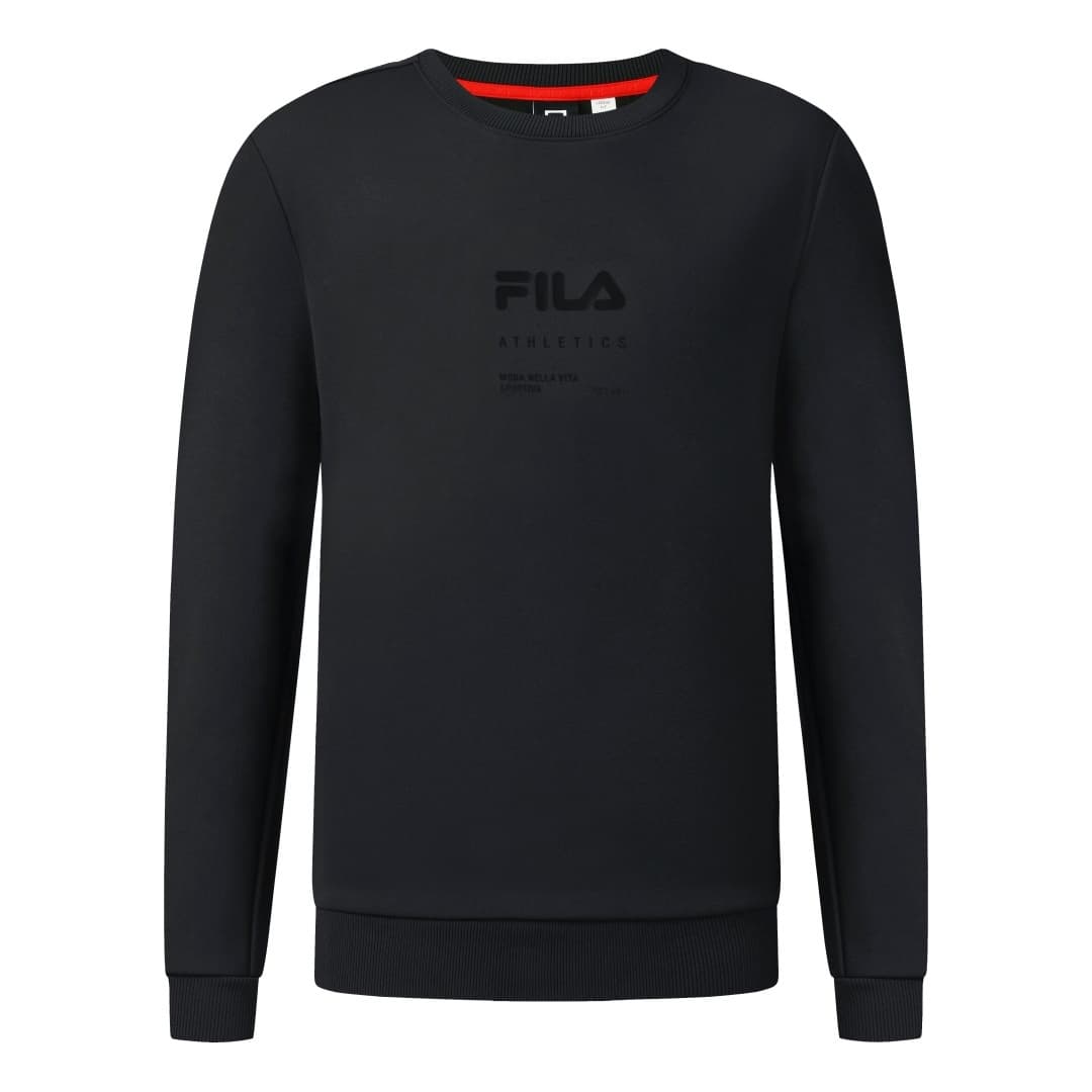 Худи FILA Fitness Толстовка Мужской Темно-Черный - изображение 1