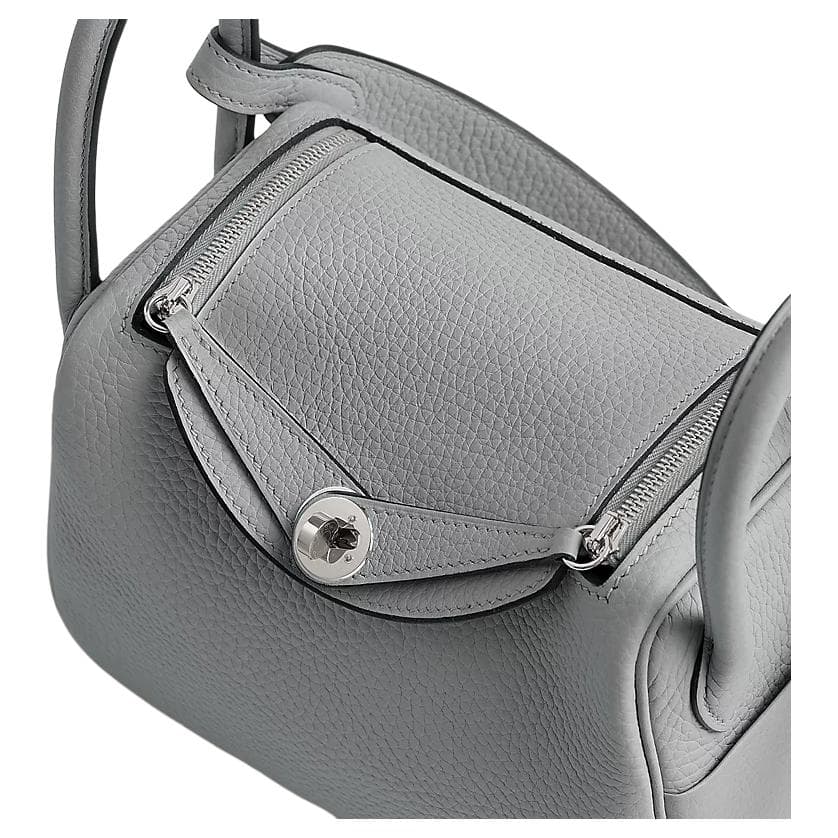 Сумка HERMES Lindy 12 Clemence 12 P0 Gris Pantin - изображение 3