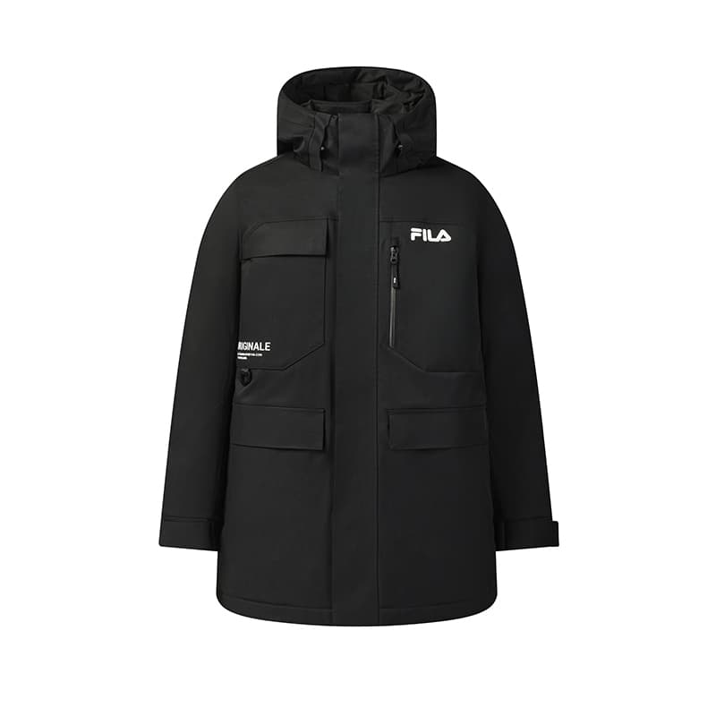 Зимняя куртка FILA ORIGINALE Пуховик Мужской Глубокий черный - изображение 1