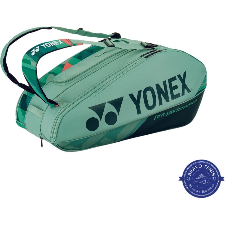 Спортивная сумка YONEX Ткань + Искусственная кожа Спортивная сумка Унисекс Оливково-зеленый - изображение 2