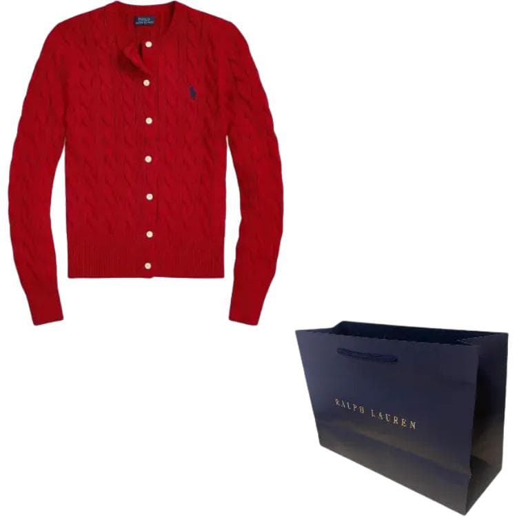 Кофта Polo Ralph Lauren SS23 Трикотаж Стандартный Размер Женский Красный - изображение 5