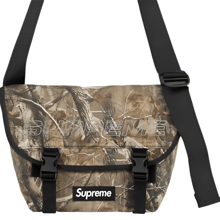 Сумка через плечо Supreme Denim с нейлоновым курьерским сумкой через плечо унисекс разноцветная - изображение 1