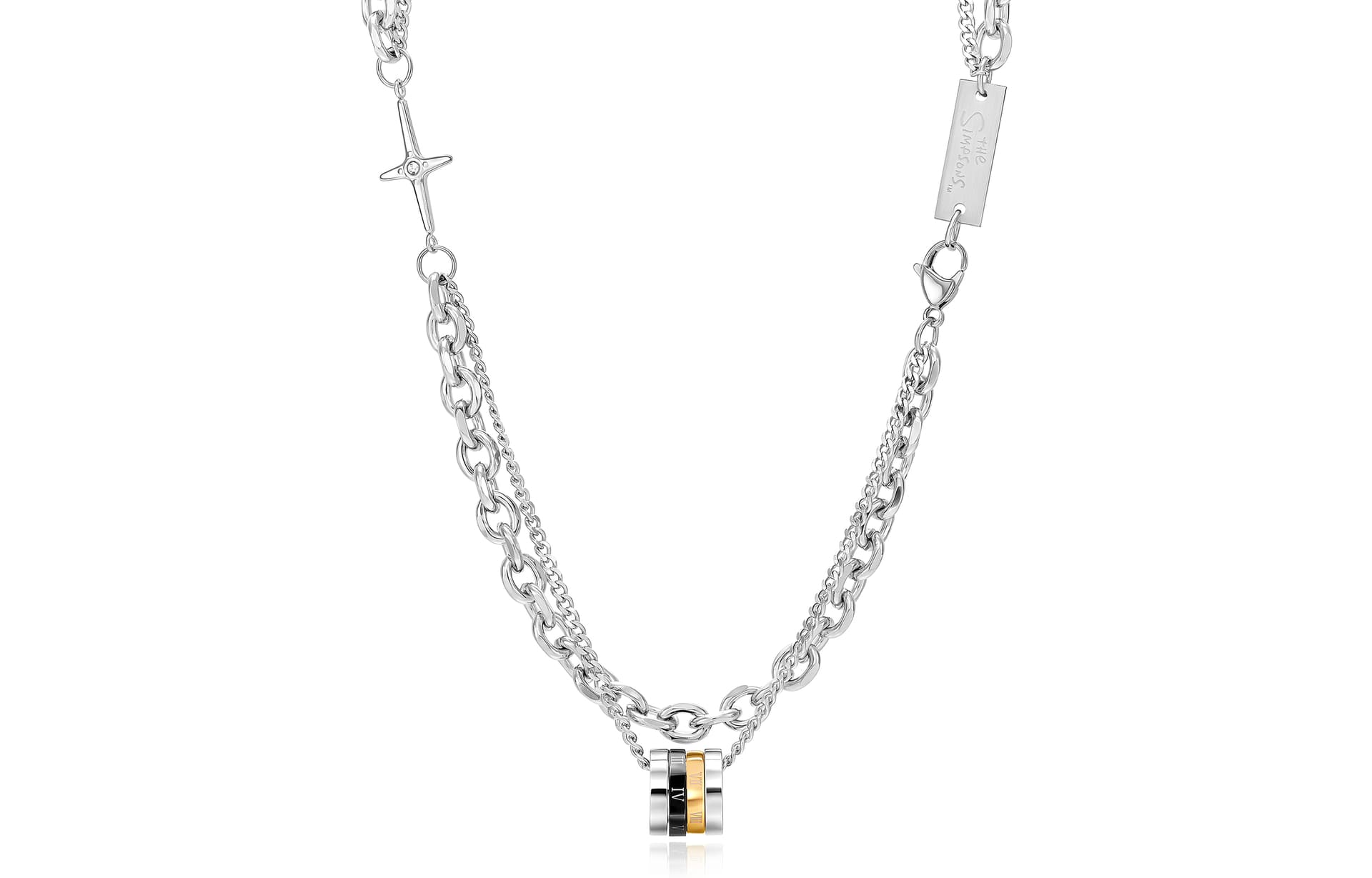 Ожерелье The Simpsons Titan Steel Necklaces Unisex Симпсоны Титановые Стальные Ожерелья Унисекс - изображение 1