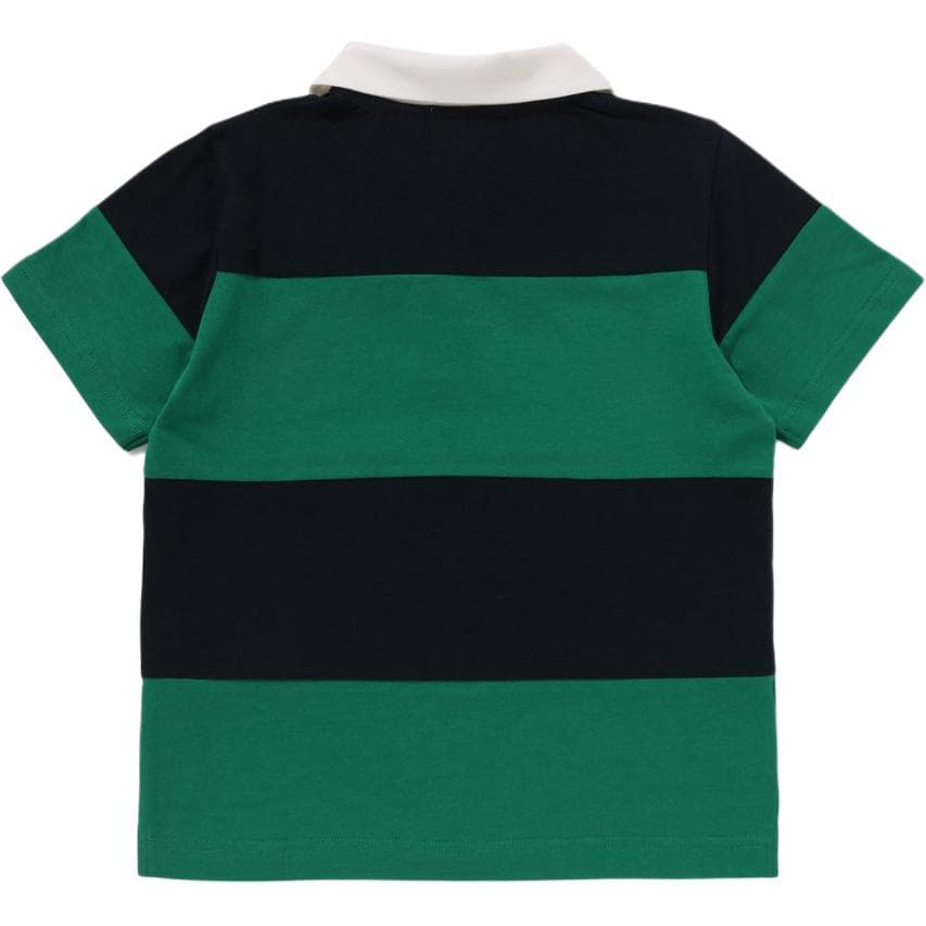 A BATHING APE STRIPES SHORT Sleeved Пуговицы Поло Детское - изображение 2