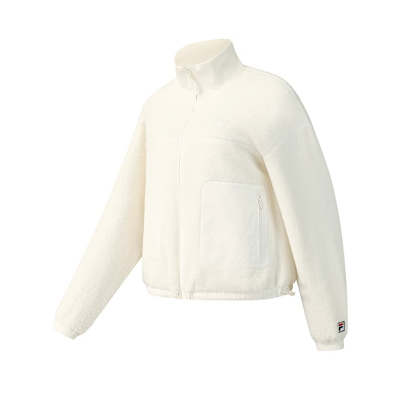 FILA Теннис Бархат Feel Пальто Женское Белое - изображение 1