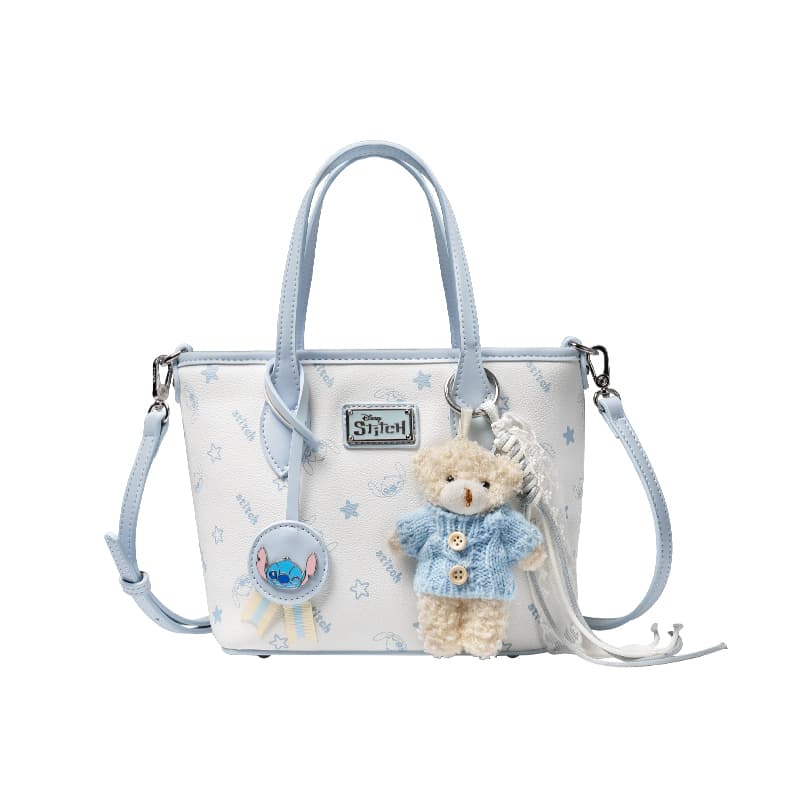 Сумка Disney Stitch ПВХ Сумка Стандартная Женская Синяя Коричневая - изображение 1