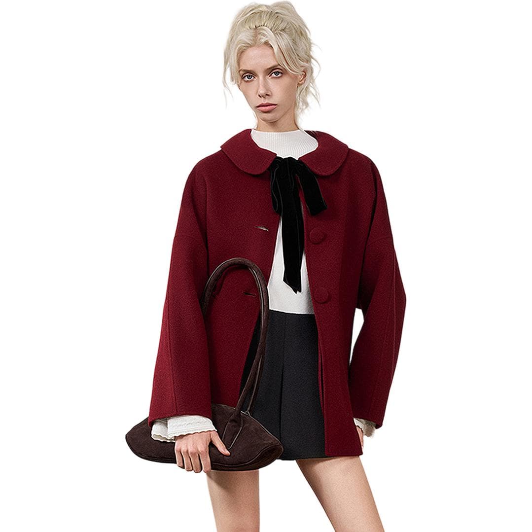 JORYAweekend Red Women's Coat JORYAweekend Красный Женское Пальто - изображение 1