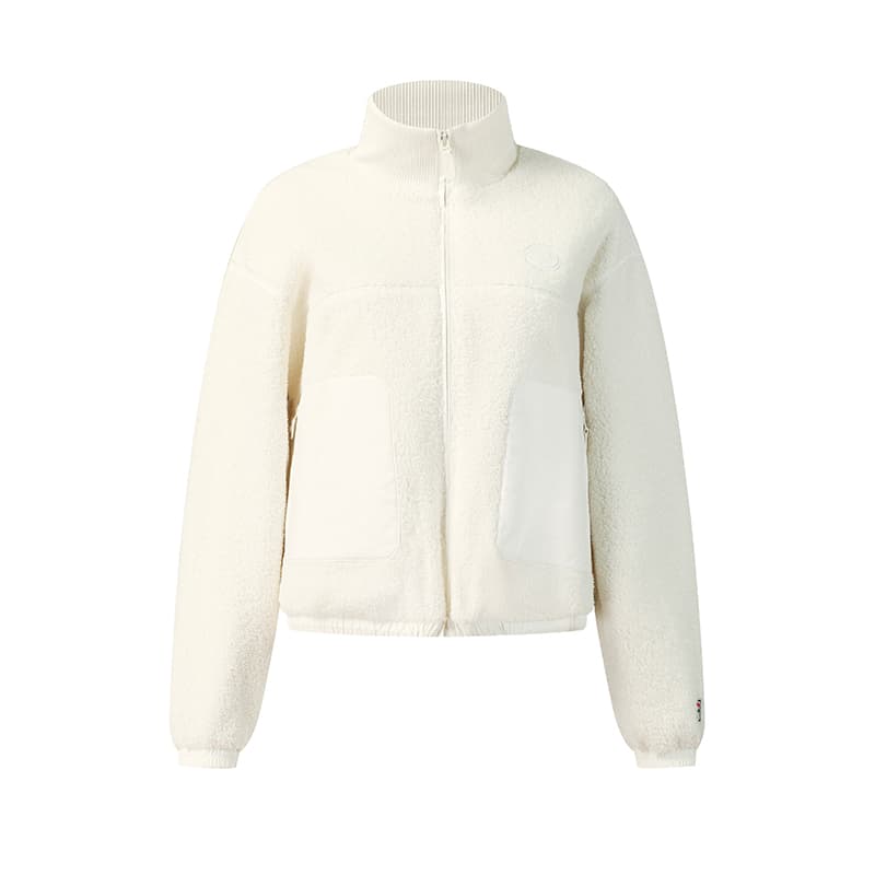 FILA Теннис Бархат Feel Пальто Женское Белое - изображение 3