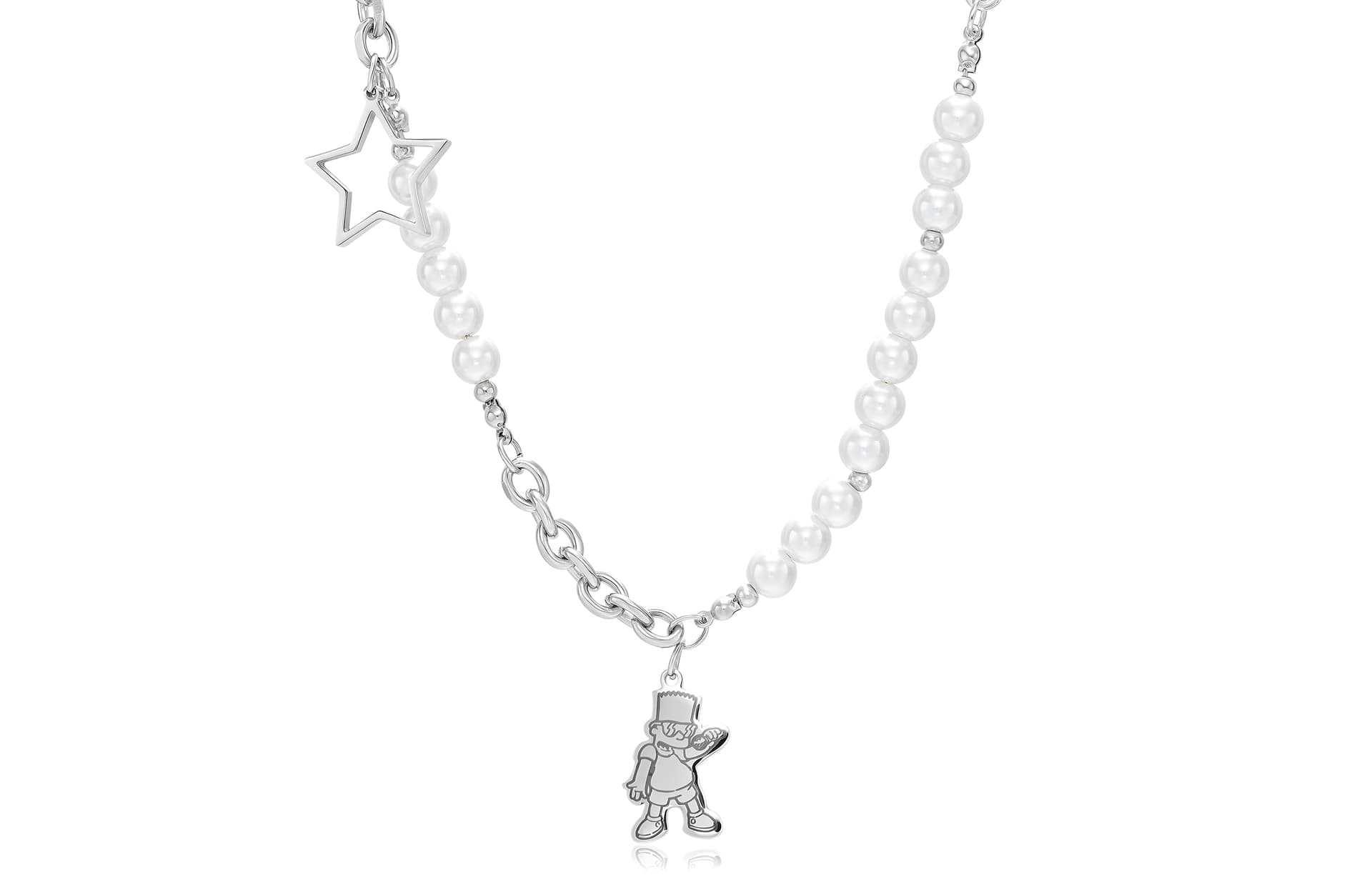 Ожерелье The Simpsons Titan Steel Necklaces Unisex Симпсоны Титановые Стальные Ожерелья Унисекс - изображение 1