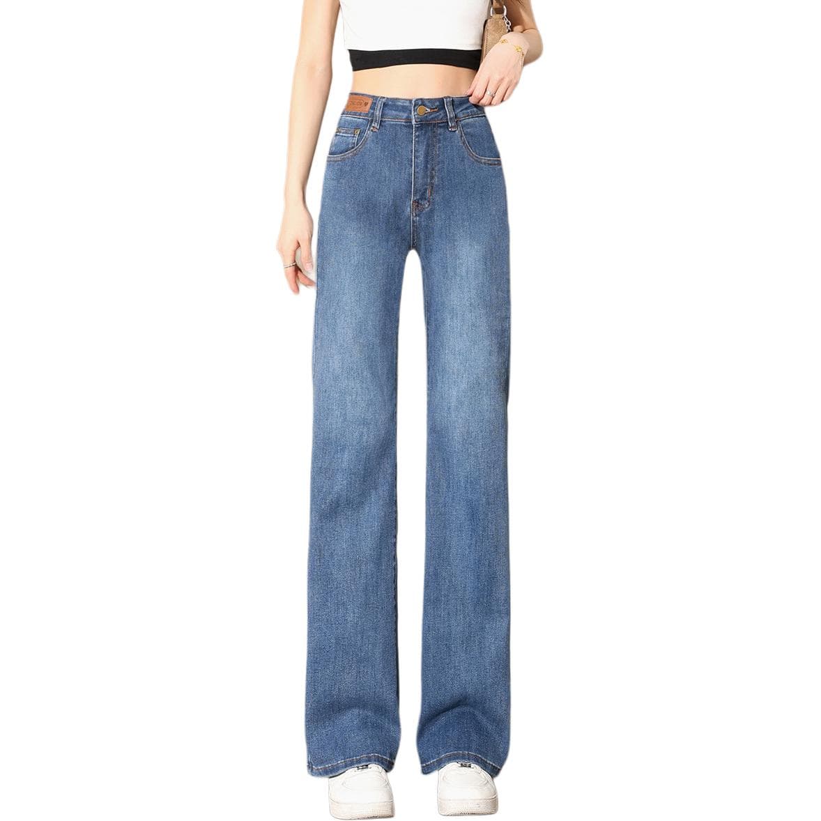 Джинсы Tonlion Medium Blue Women's Jeans Тонлион Средне-синие Женские Джинсы - изображение 1