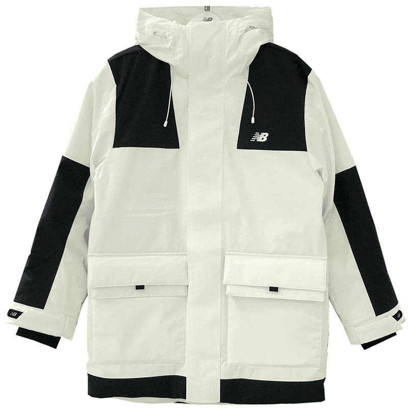 Зимняя куртка New Balance Ecru Мужские Пуховики - изображение 1