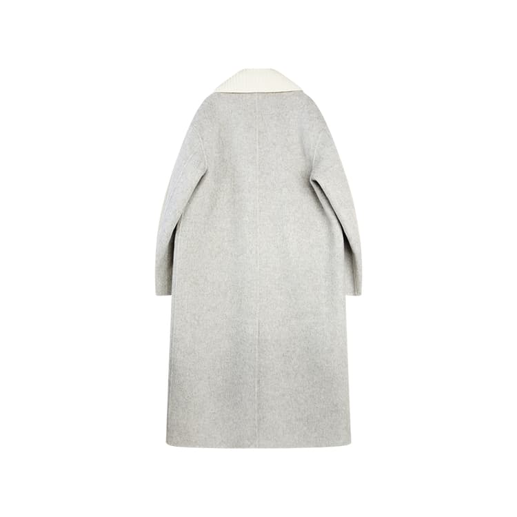 ELLE Light Gray Women's Coat ELLE Светло-серый женский пальто - изображение 2